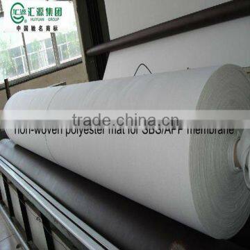 160g nonwoven polyester mat for sbs/app bitumen membrane