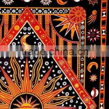 Wholesale Indian Tapestry Star Mandala Tapestry Wall Hanging Home Decor Tapestry Cotton Tapestry Beach Throw Bohemian photo-2