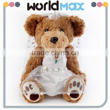 New Arrival Most Popular Wedding Dress Teddy Beach Toys For Girls