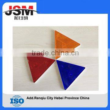 Top sale truck triangle colorful plastic warning reflectors