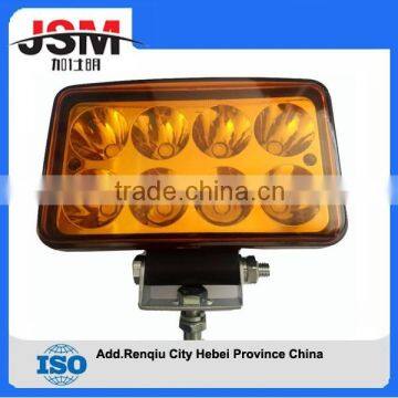 Amber 8 led high quality truck trailer LED work light