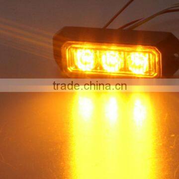 E-MARK LED Strobe Lighthead/LED Security Flash Strobe light/Dash Surface mount LED /Grille light(SR-LS-LD-3T)3W LED,Super-Thin