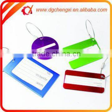 Solft PVC Luggage Tags Holder for Suitcases With Strap