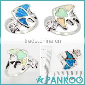 2016 New Design Cheap Price wholesale ring with Opal Silver Ring for wedding and engagement