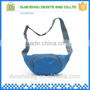 New style blue nylon waist fanny pack