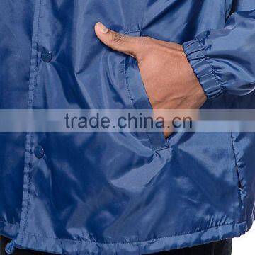 Wholesale Custom Windbreaker Jacket Nylon Coaches Jacket Hooded Lightweight Windbreaker Jacket With Custom Printed Logos photo-6