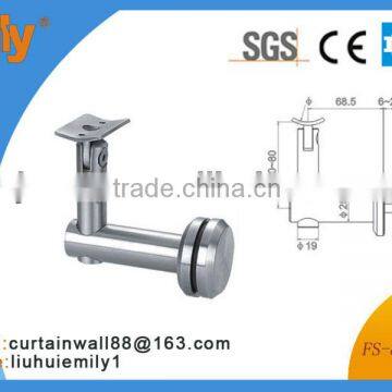 stainless steel glass handrail bracket