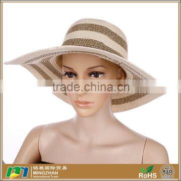Women's fasihon design sun protection sombrero straw hat wholesale
