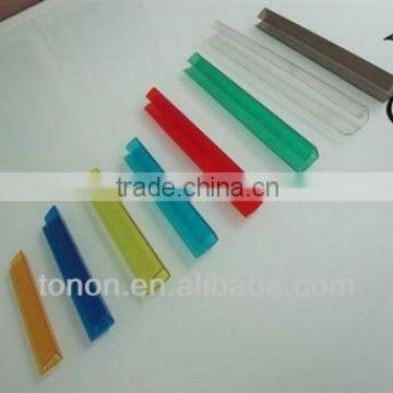 polycarbonate sheet EG02 U-edge connection china manufacturer the connection guangdong