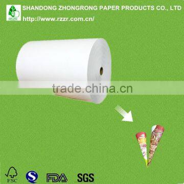 LDPE coated art paper for ice cream cones