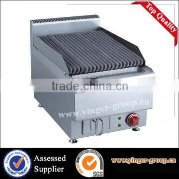 restaurant gas or electric lava rock grill