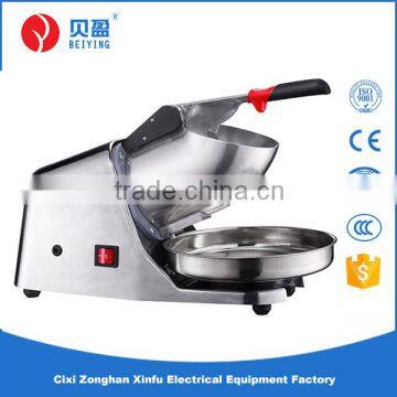 Aluminum Hopper,Holder,Double Blades Electric Portable Ice Crusher