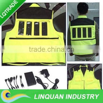 Solar Charger vest / rescue vest / reflective vest / Solar Charger