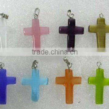 Cross shape Synthetic cat eye
