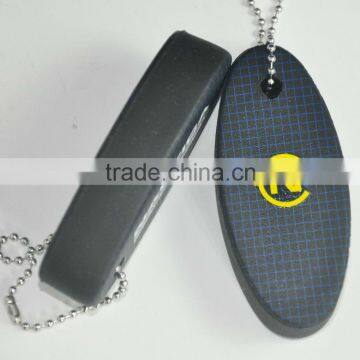 Custom made pu foam keyring / pu sponge key chain / floated keyring