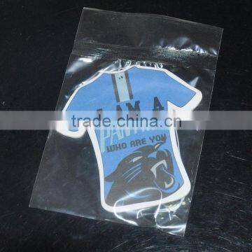 Custom T-shrit shape paper car air freshener / car freshener