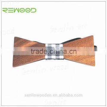 Excellent quality hot sell children baby knitted wooden bow tie