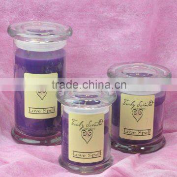 2012 fruit scented candle, fresh aroma candle in glass jar