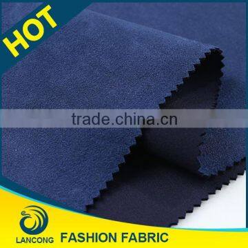 2015 New arrival Garment use Spandex suede korea fabric