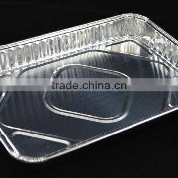 Large Aluminium rectangular tin container