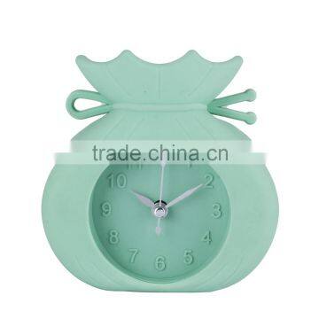 Hot sale bag shape silicon clock