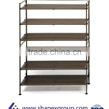 Black Steel Shelving Unit