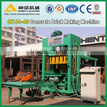 hot sale! QTJ4-40 electrical fly ash brick making construction machine