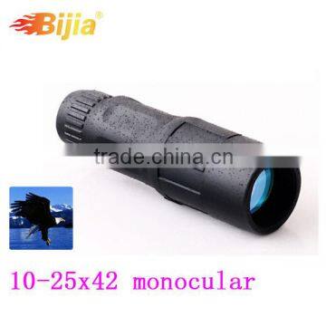 BIJIA 10-25x42 Continuous zoom monocular,single binoculars