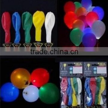 Party decoration luminous flashing led balloon , led glowing balloons , inflatable led balloon