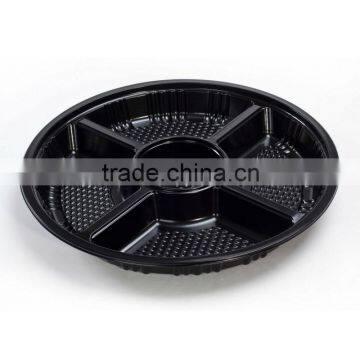 SM1-2101Black Bottom Round Container With Lid