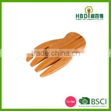 Kitchen Bamboo Salad Server/bamboo Salad Mixing Hand