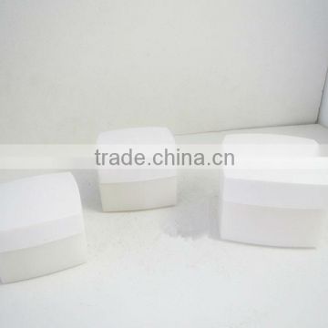 cosmetic cream jar with white colour