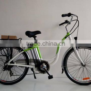 Cheaper version 700CC city electric bicycle with brushless gear motor 36V 350W ( HJ-14C31 )