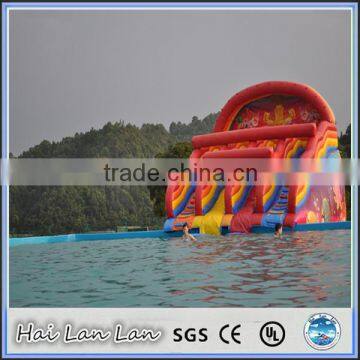 2015 hot sale low price inflatable stair slide toys for adults