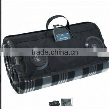 wholesale alibaba woven speaker picnic blanket