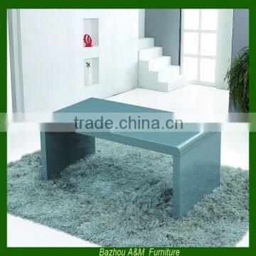 bright colored coffee table