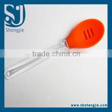 Trade Assurance Silicone Coated Iron Colander Scoop,silicone Ladle,silicone Coated Spoon photo-2