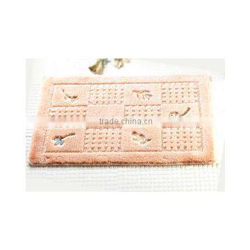 Anti-slip Shaggy Bath Mat With TPR Backing and Pile Cut photo-2