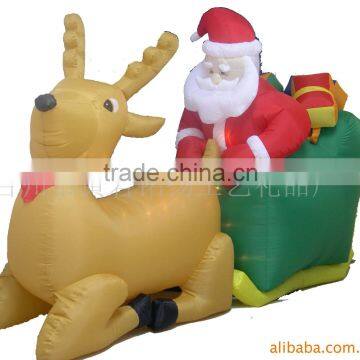 Christmas Santa with Reindeer