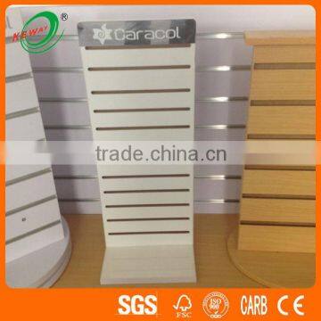 Wood Grain Melamine Retail Display Countertop Shelvings