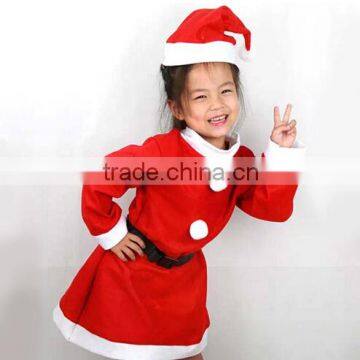 Christmas decoration, christmas garment for 7-9 year old girl, non-woven costumes