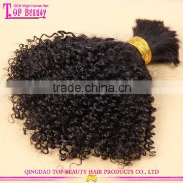 Best quality raw cheap hair weave in bulk brazilian bulk hair extensions without weft