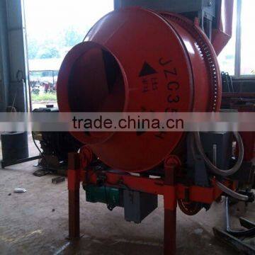 SMALL CONCRETE MIXING MACHINE JZC350 USING DIESEL POWER photo-2