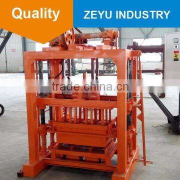Concrete Paving Brick Making Machine QTJ 4-40 Hollow Block Brick Machine