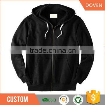 Amazon ebay wholesale custom made fleece zipper up hoodies