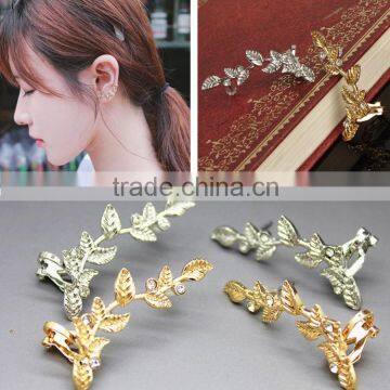 Alloy leaf earring women fashion jewelry