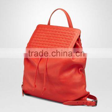 Fashion Desginer Elegant Gray Patent PU Leather Lady Backpack photo-2