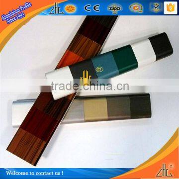 Flat Shape aluminium profile to make doors and windows , aluminium doors and window section