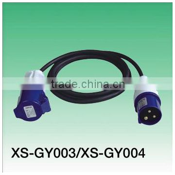 16A industrial CEE plug and socket with extension cord