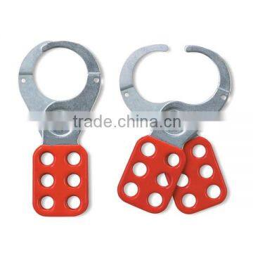 New Arrival Vinyl Coated 1" & 1.5" Red & Yellow Aluminum Lockout Hasp